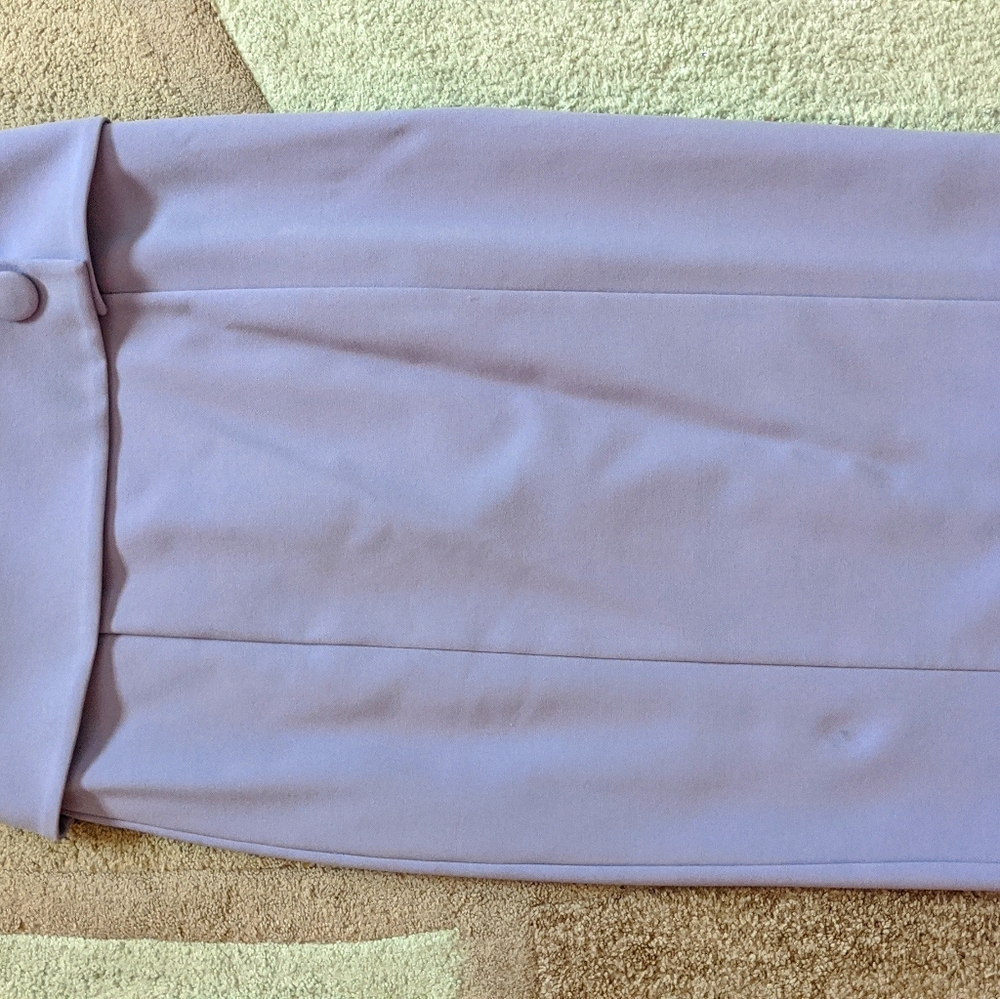 Lavender pencil skirt